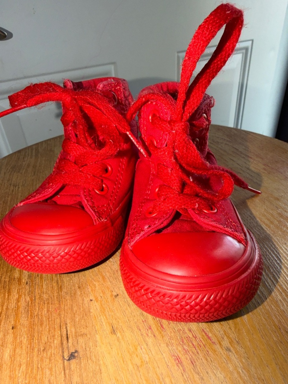 Converse Kids All-Star High-Top Sneakers in Red - Picture 2 of 4